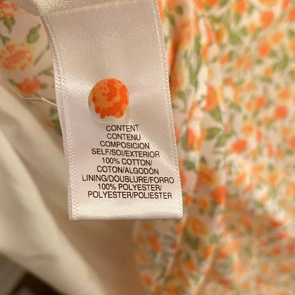 Wayf Floral A-Line Skirt in Yellow and Green - Picture 7 of 10